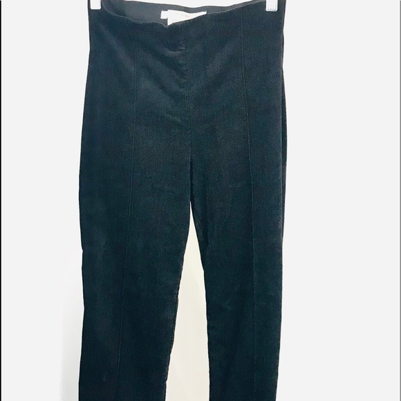 Studio M Pant Black Velvety Rayon Knit Cigarette - Picture 2 of 9